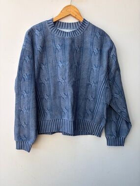 Rag and Bone Miramar Cable Effect Sweatshirt